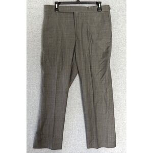 Vintage Polo Ralph Lauren Dress Pants Men's 44 Gray Slash Pockets Classic Formal